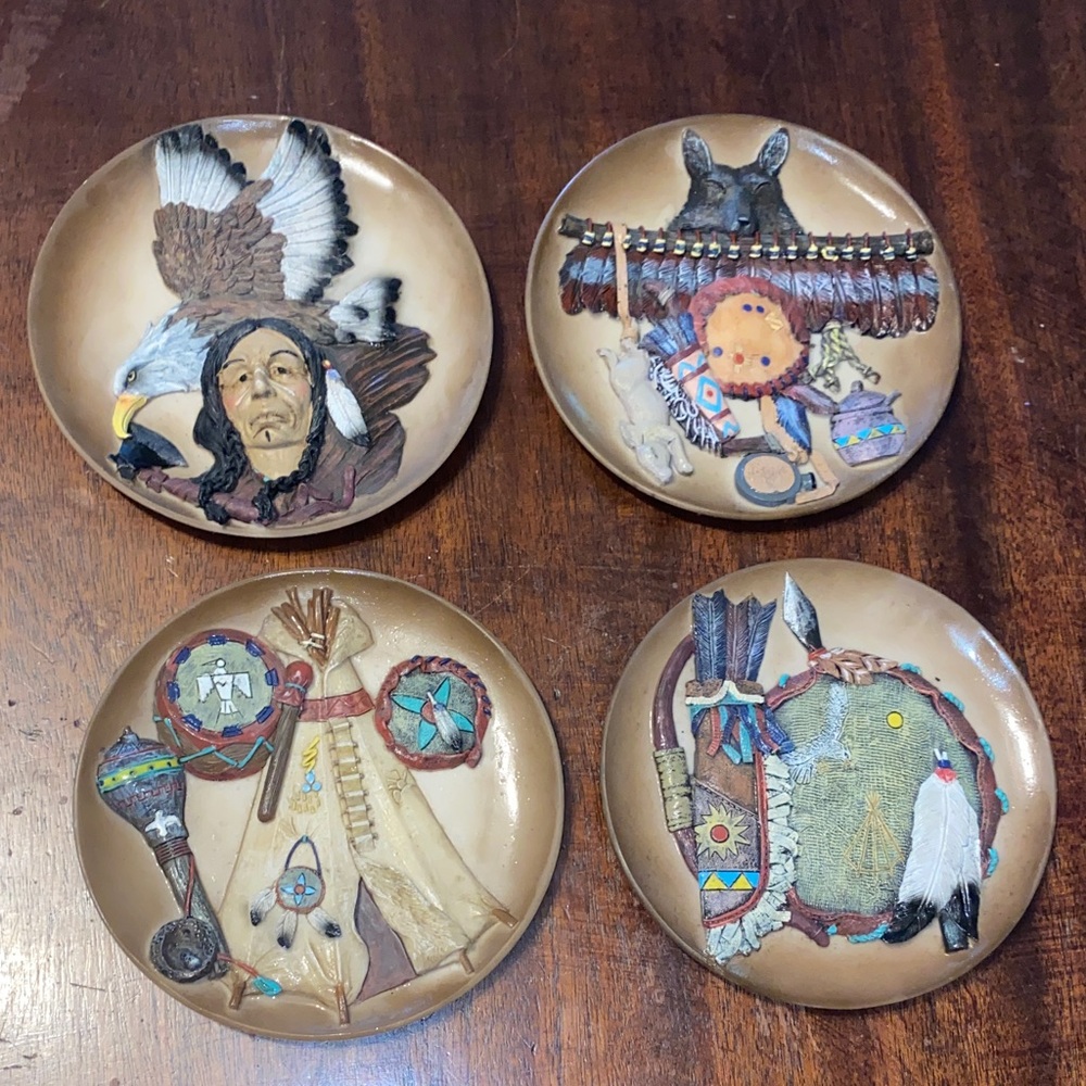 Native American Themed Decorative Plates